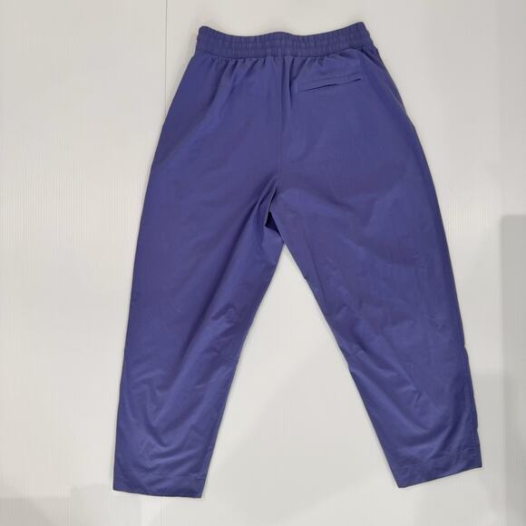 Athleta Arrival Cropped Pants Purple Women's 6 Athleisure Minimalist Travel - Picture 14 of 16